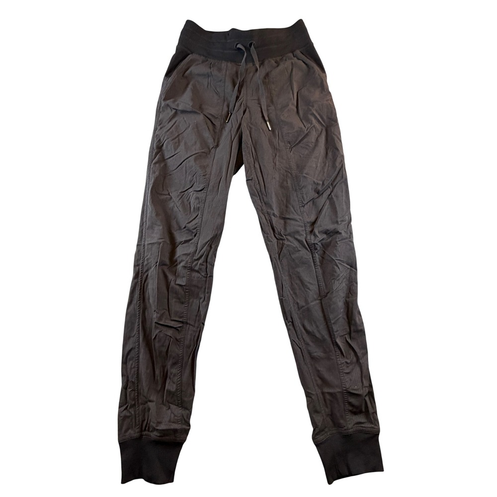 Lululemon Studio Pant III Lined Joggers Charcoal Gray Size 2